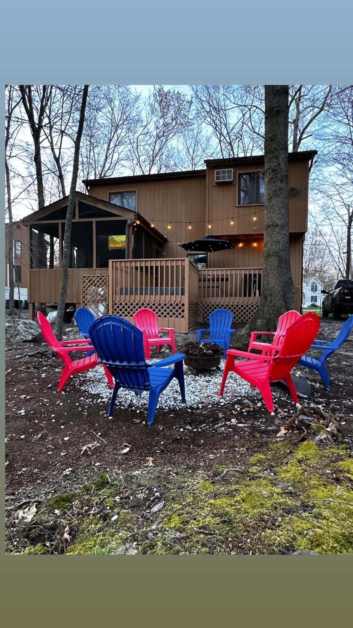 Cozy Cabin At Poconos With Hot Tub And Fire Pit East Stroudsburg Buitenkant foto